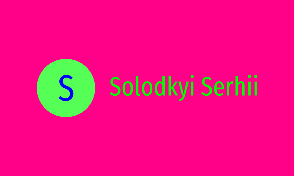 The Website of Solodkyi Serhii